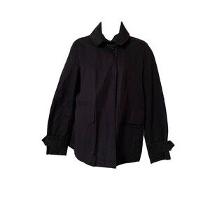 Gap Women’s Mac Coat Jacket Classic Navy Size Medium